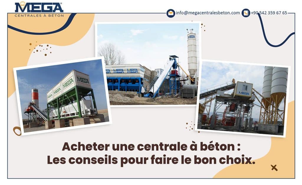 une centrale à béton