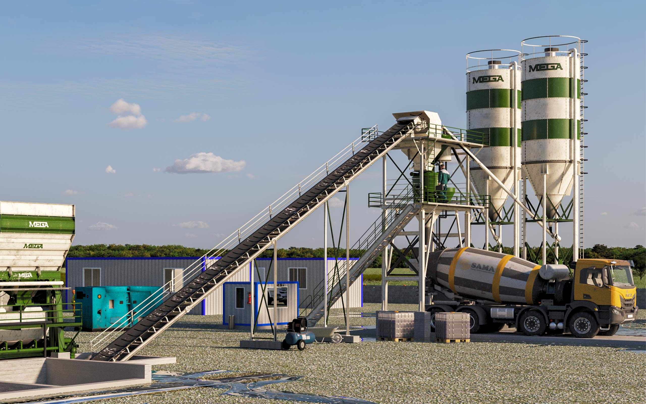 Centrale à Béton de 30 m³